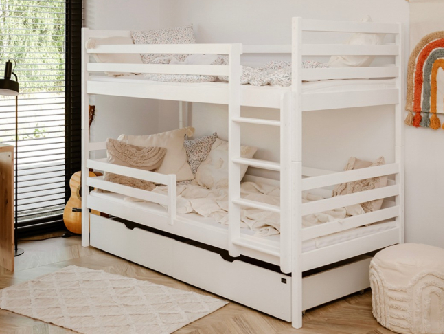 Dviaukštė vaikiška lova su stalčiais NEMO 80x180