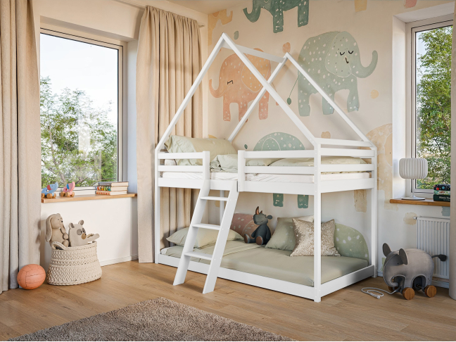 Dviaukštė vaikiška lova SWEET 80x180