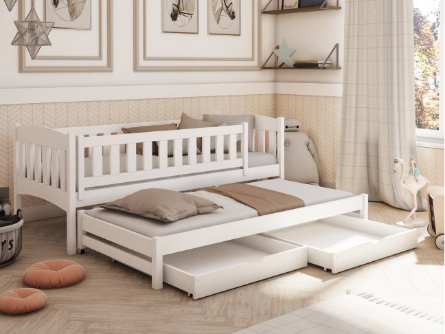 Dvigulė vaikiška lova su stalčiais AMELKA 90x200 6 Dvigulė vaikiška lova su stalčiais AMELKA 90x200 6