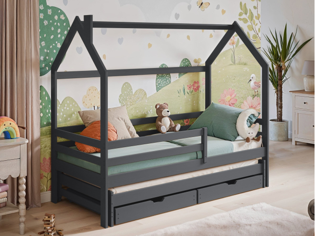 Dvigulė vaikiška lova su stalčiais DISNEY 80x160 2