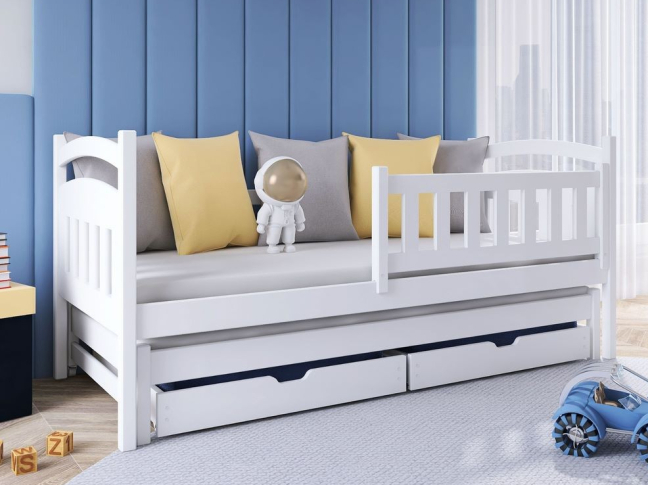 Dvigulė vaikiška lova su stalčiais GALAXY 80x180 Dvigulė vaikiška lova su stalčiais GALAXY 80x180