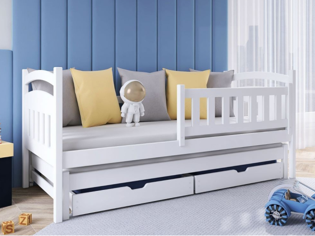 Dvigulė vaikiška lova su stalčiais GALAXY 90x190 Dvigulė vaikiška lova su stalčiais GALAXY 90x190