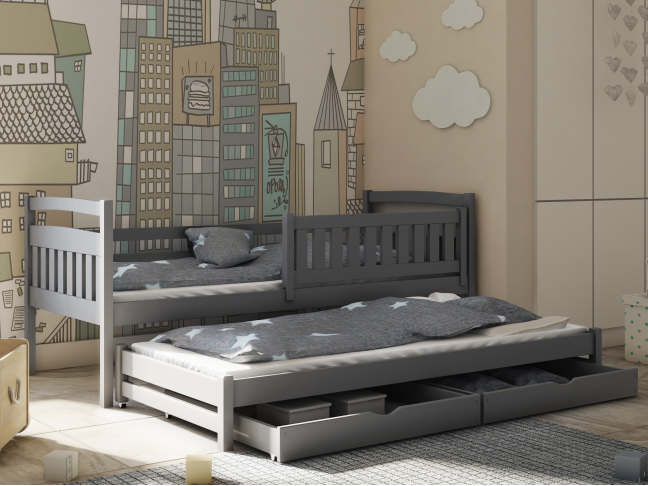 Dvigulė vaikiška lova su stalčiais GALAXY 90x200 3 Dvigulė vaikiška lova su stalčiais GALAXY 90x200 3