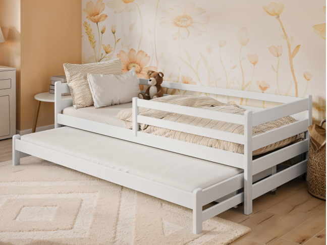 Dvigulė vaikiška lova su stalčiais HABI 90x200 1