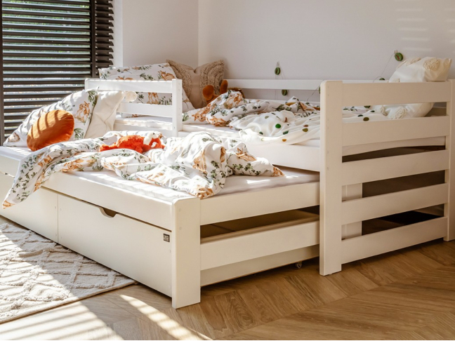 Dvigulė vaikiška lova su stalčiais SENSO 80x160 8 Dvigulė vaikiška lova su stalčiais SENSO 80x160 8