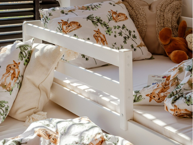 Dvigulė vaikiška lova su stalčiais SENSO 80x160 11