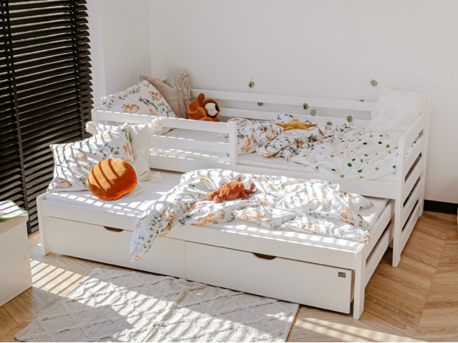 Dvigulė vaikiška lova su stalčiais SENSO 80x200 9 Dvigulė vaikiška lova su stalčiais SENSO 80x200 9