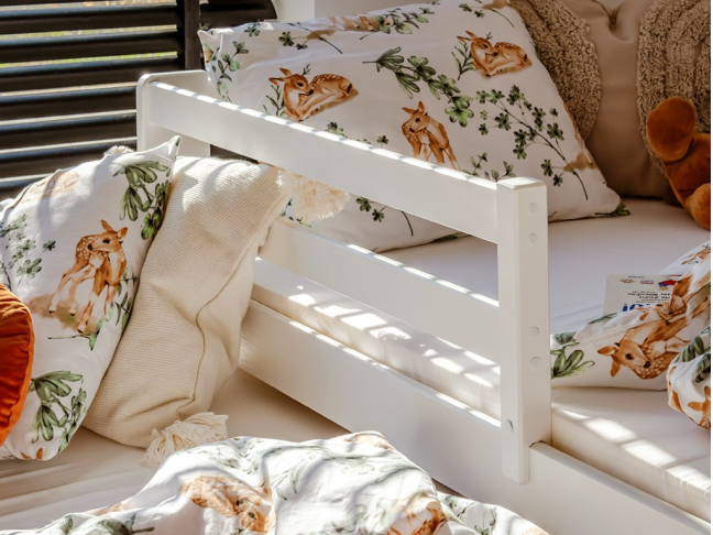 Dvigulė vaikiška lova su stalčiais SENSO 90x190 12