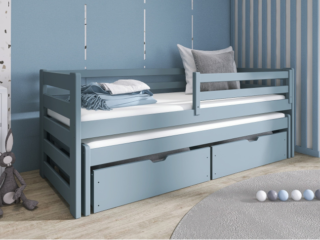 Dvigulė vaikiška lova su stalčiais SENSO 90x190 3 Dvigulė vaikiška lova su stalčiais SENSO 90x190 3