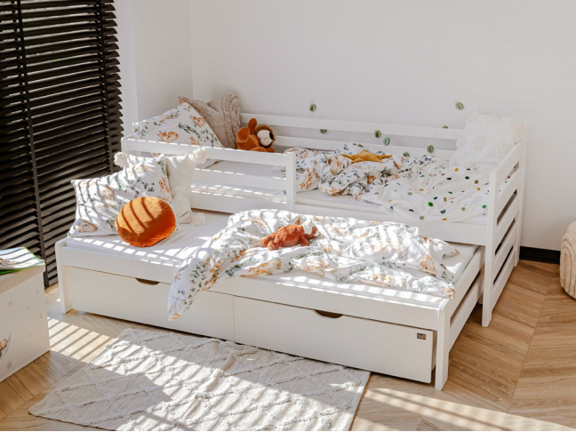 Dvigulė vaikiška lova su stalčiais SENSO 90x200 8 Dvigulė vaikiška lova su stalčiais SENSO 90x200 8