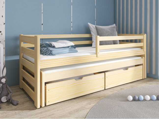 Dvigulė vaikiška lova su stalčiais SENSO 90x200 5 Dvigulė vaikiška lova su stalčiais SENSO 90x200 5