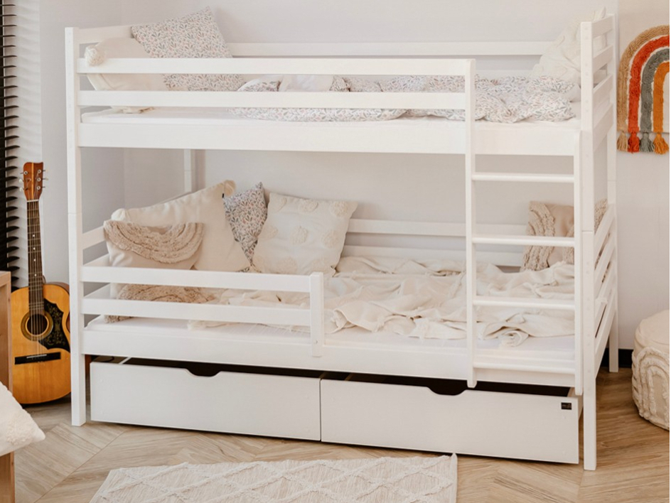 Dviaukštė vaikiška lova su stalčiais NEMO 90x200 Dviaukštė vaikiška lova su stalčiais NEMO 90x200