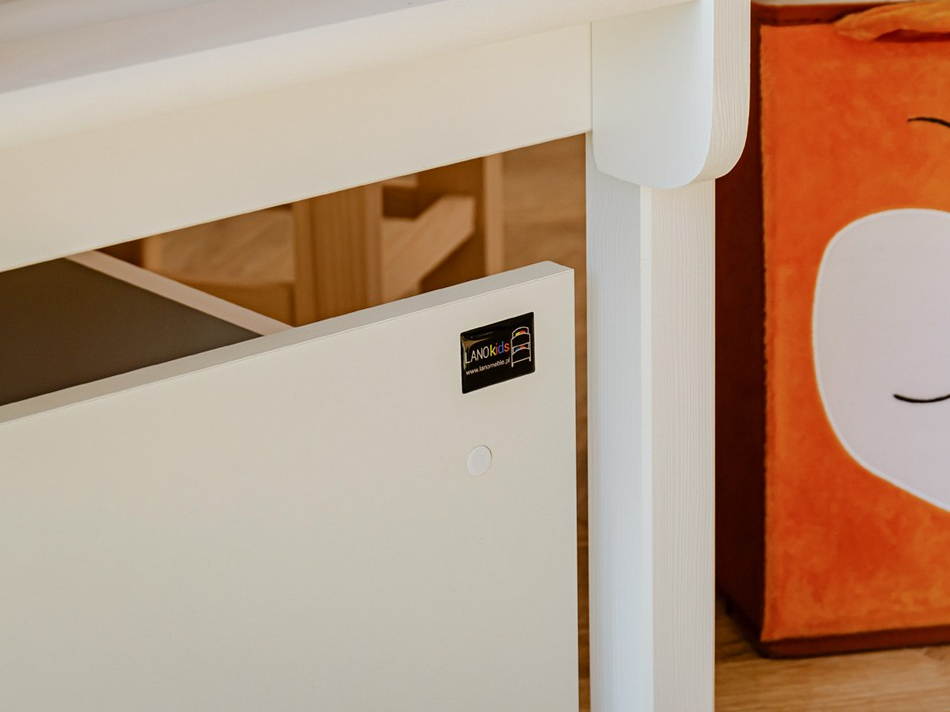 Dviaukštė vaikiška lova su stalčiais IGNAS 80x200 7