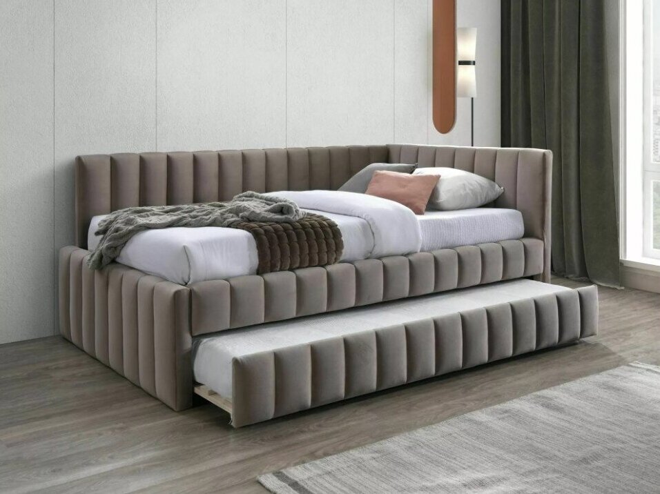 Dvigulė lova ALFIE 120 VELVET