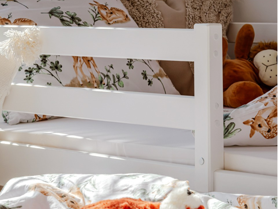 Dvigulė vaikiška lova su stalčiais SENSO 90x200 19