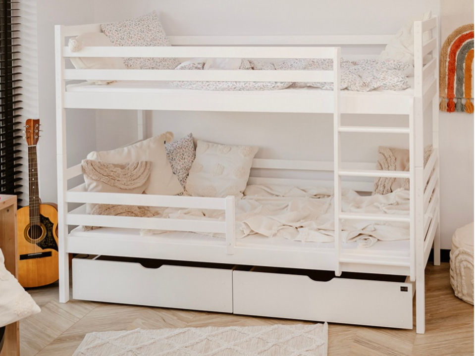 Dviaukštė vaikiška lova su stalčiais NEMO 80x200 3 Dviaukštė vaikiška lova su stalčiais NEMO 80x200 3