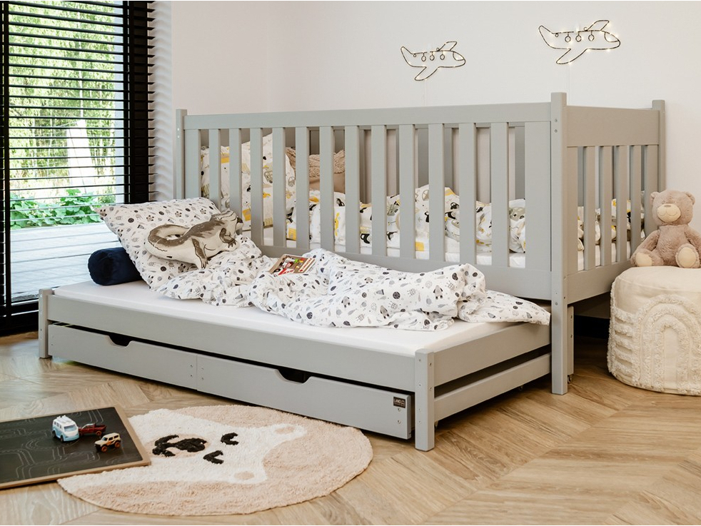 Dvigulė vaikiška lova su stalčiais KAJA 80x160 15 Dvigulė vaikiška lova su stalčiais KAJA 80x160 15