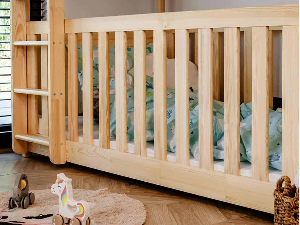 Dviaukštė vaikiška lova KONRAD 90x190 7 Dviaukštė vaikiška lova KONRAD 90x190 7