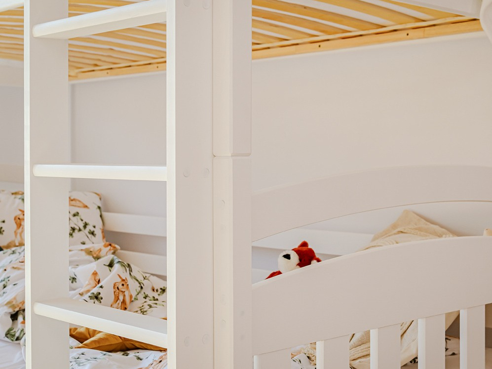 Dviaukštė vaikiška lova su stalčiais IGNAS 80x160 9 Dviaukštė vaikiška lova su stalčiais IGNAS 80x160 9