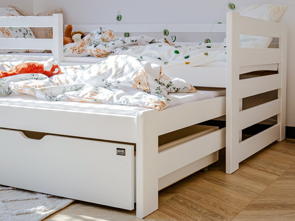 Dvigulė vaikiška lova su stalčiais SENSO 80x160 16