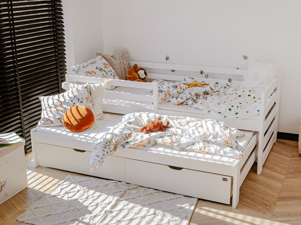 Dvigulė vaikiška lova su stalčiais SENSO 80x160 10 Dvigulė vaikiška lova su stalčiais SENSO 80x160 10