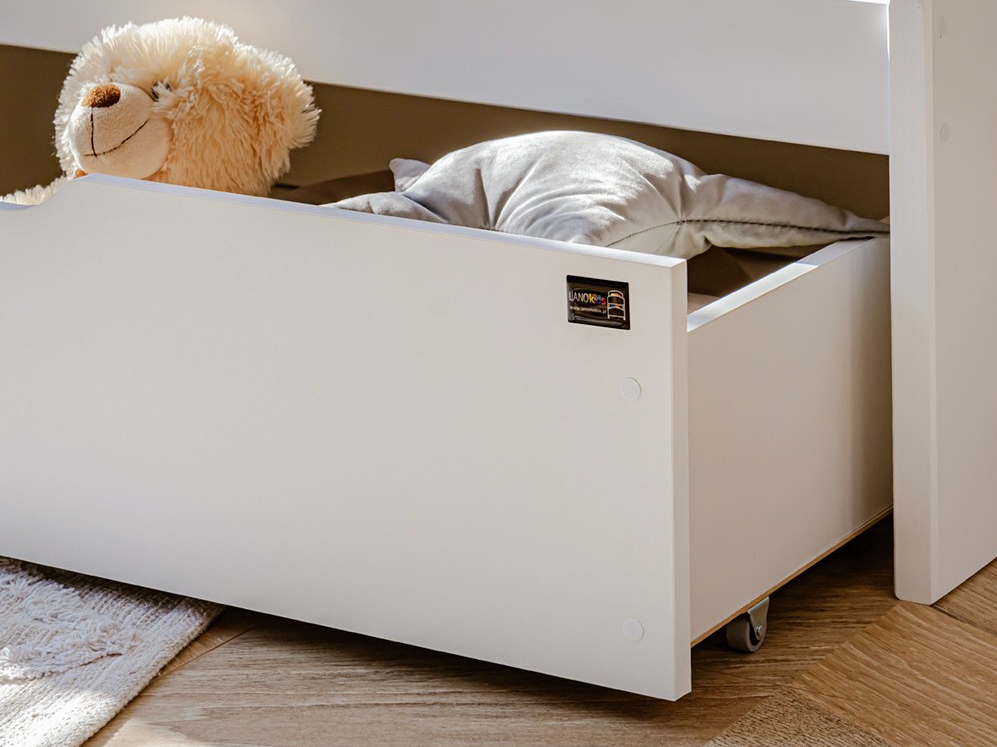 Dvigulė vaikiška lova su stalčiais SENSO 80x160 17