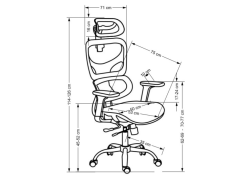 Ergonominė darbo kėdė GOTARD