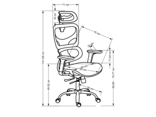 Ergonominė darbo kėdė GOTARD