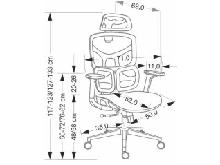 Ergonominė darbo kėdė MACAR