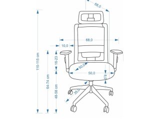 Ergonominė darbo kėdė SWIFT