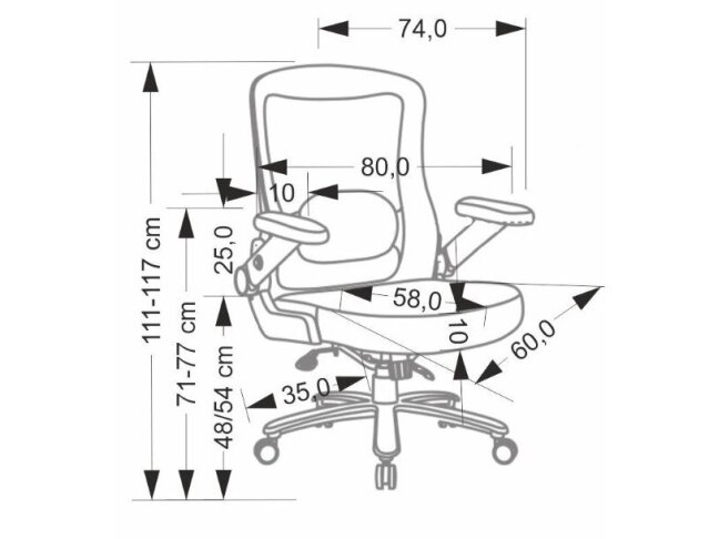 Ergonominė darbo kėdė CYBORG 9