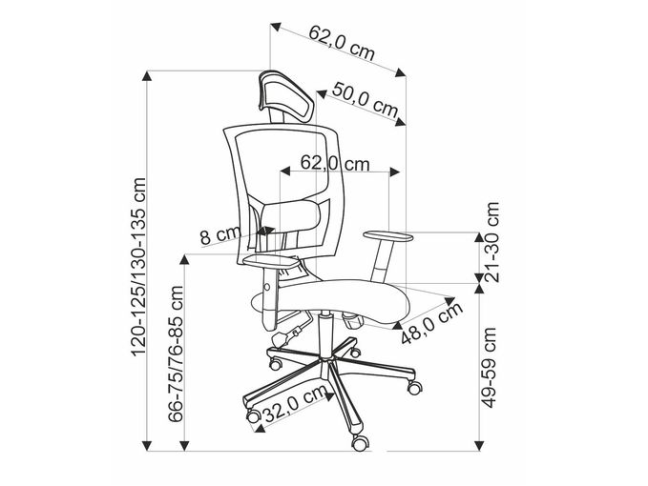 Ergonominė darbo kėdė MASON 10