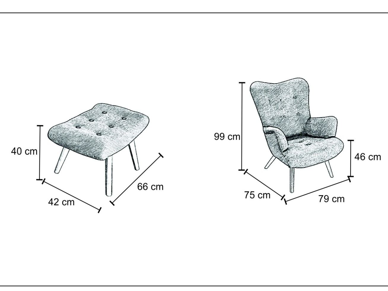 Fotelis Teddy su Pufu 3 Fotelis Teddy su Pufu 3