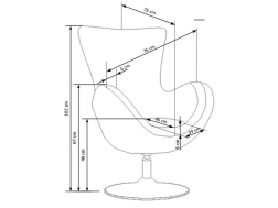 Sukamas fotelis BUTTERFLY