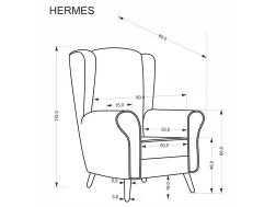 Fotelis HERMES