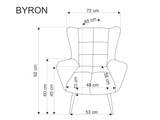 Fotelis BYRON