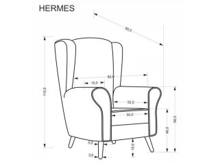 Fotelis HERMES Fotelis HERMES