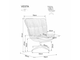 Fotelis VESTA