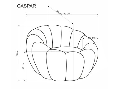 Fotelis GASPAR Fotelis GASPAR