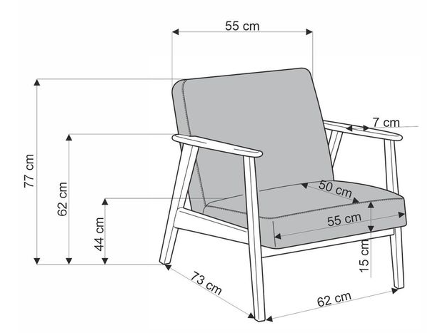 Fotelis MILANO 1S 11 Fotelis MILANO 1S 11