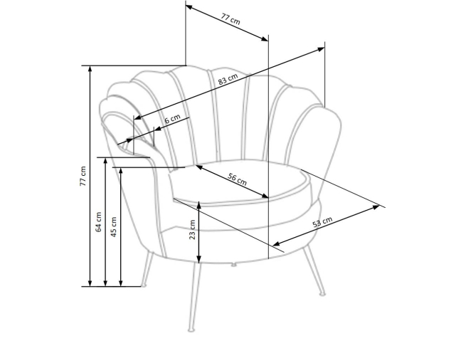 Fotelis AMORINITO 8 Fotelis AMORINITO 8