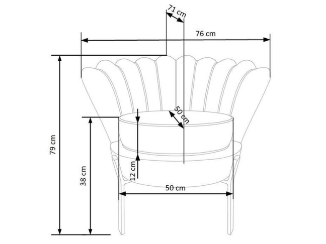 Fotelis ANGELO 11 Fotelis ANGELO 11