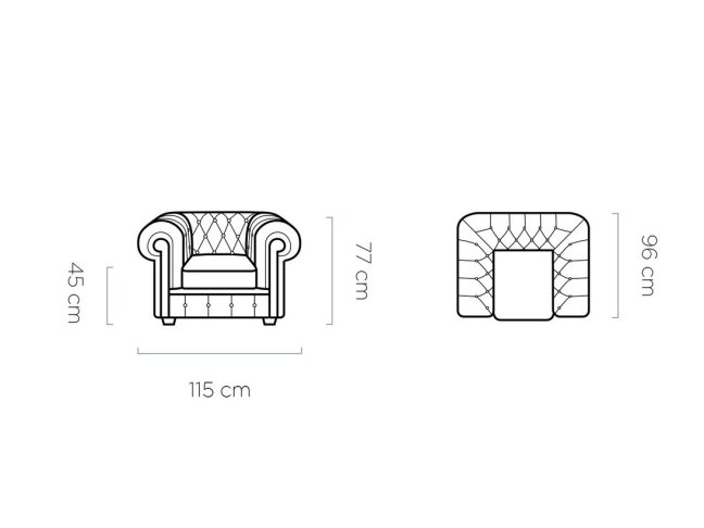 Fotelis CHESTERFIELD F1 4