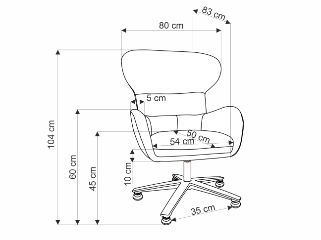 Sukamas fotelis FRANCO 11