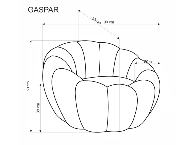 Fotelis GASPAR 9
