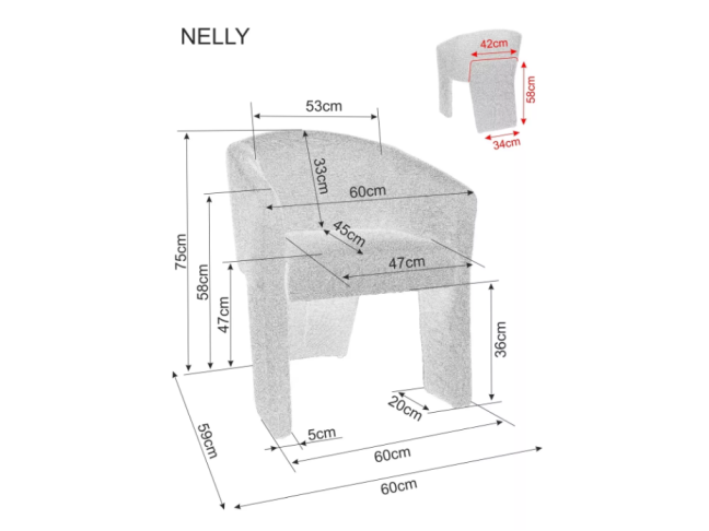Fotelis NELLY BREGO 3