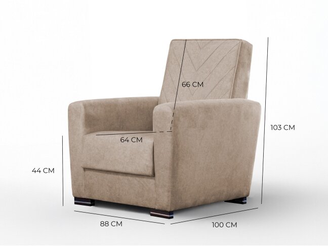 Fotelis ANASTAZJA I 1