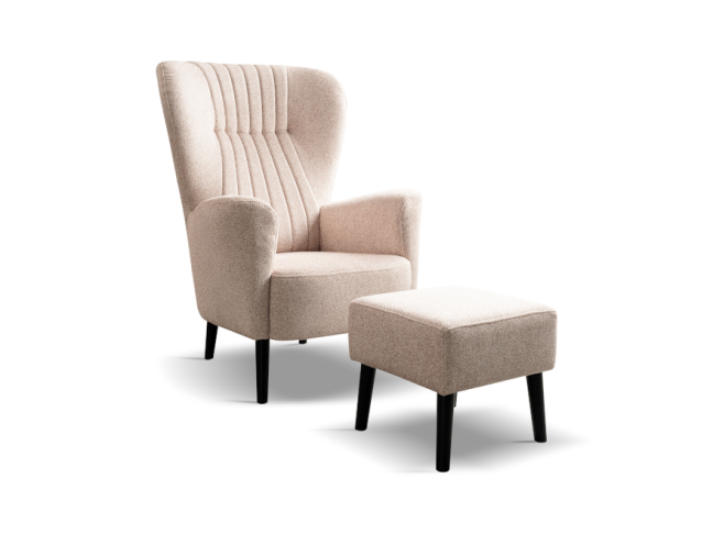 Fotelis su pakoju TULLE Fotelis su pakoju TULLE