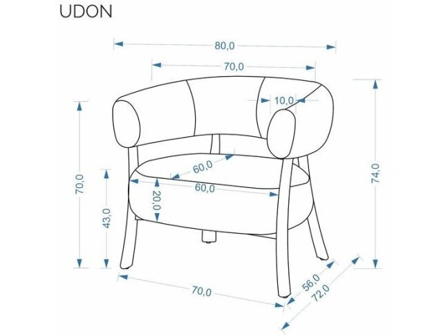 Fotelis UDON 2 Fotelis UDON 2