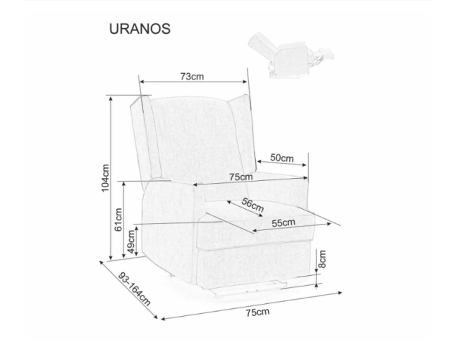 Fotelis URANOS 6